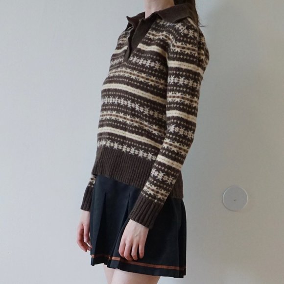 Nordic Fair Isle Lambswool Sweater ALT Rory Gilmore - Picture 3 of 8